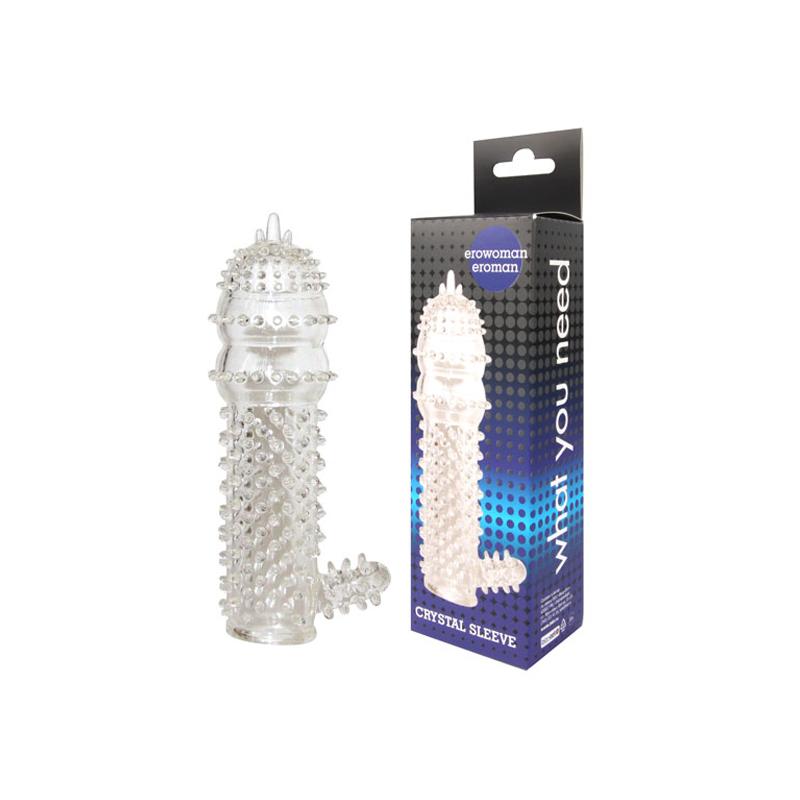 Насадка закрытая CRYSTAL SLEEVE L 130 мм D 35 мм арт. EE-10031